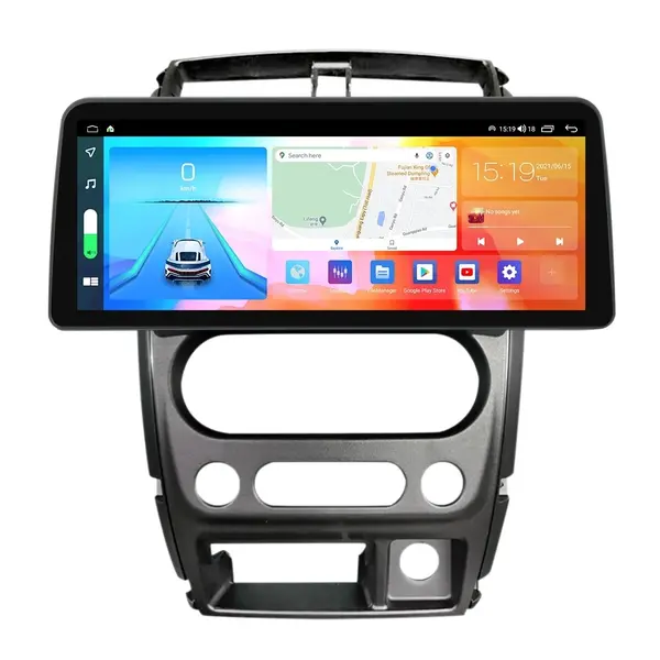 Navigatie dedicata cu Android Suzuki Jimny 2005 - 2018, 4GB RAM, Radio GPS Dual Zone, Display QLED 12.3" Touchscreen, Internet Wi-Fi si slot SIM 4G, Bluetooth, MirrorLink, USB