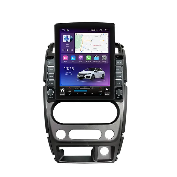 Navigatie dedicata cu Android Suzuki Jimny 2005 - 2018, 4GB RAM, Radio GPS Dual Zone, Touchscreen IPS 9.7" HD tip Tesla, Internet Wi-Fi si slot SIM 4G, Bluetooth, MirrorLink, USB
