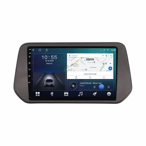 Navigatie dedicata cu Android Suzuki S-Cross dupa 2021, 2GB RAM, Radio GPS Dual Zone, Display HD QLED 9" Touchscreen, Internet Wi-Fi si slot SIM 4G, Bluetooth, MirrorLink, USB