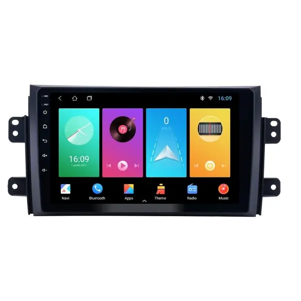 Navigatie dedicata cu Android Suzuki SX4 2006 - 2014, 2GB RAM, Radio GPS Dual Zone, Display HD IPS 9" Touchscreen, Internet Wi-Fi, Bluetooth, MirrorLink, USB