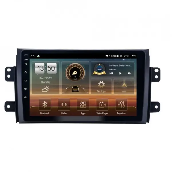 Navigatie dedicata cu Android Suzuki SX4 2006 - 2014, 8GB RAM, Radio GPS Dual Zone, Display HD QLED 9" Touchscreen, Internet Wi-Fi si slot SIM 4G, Bluetooth, MirrorLink, USB