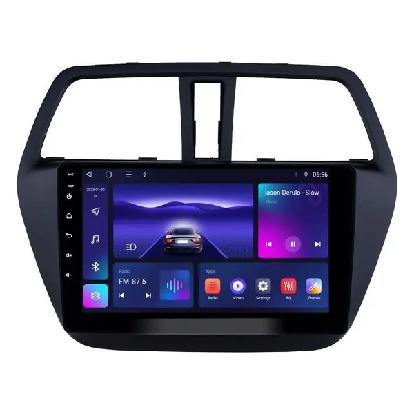 Navigatie dedicata cu Android Suzuki SX4 S-Cross dupa 2013, 4GB RAM, Radio GPS Dual Zone, Display HD IPS 9" Touchscreen, Internet Wi-Fi, Bluetooth, MirrorLink, USB