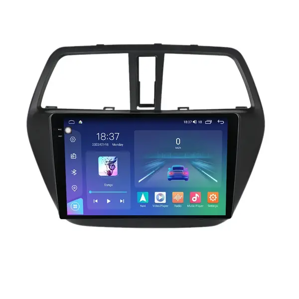 Navigatie dedicata cu Android Suzuki SX4 S-Cross dupa 2013, 8GB RAM, Radio GPS Dual Zone, Display 2K QLED 9.5" Touchscreen, Internet Wi-Fi si slot SIM 4G, Bluetooth, MirrorLink, USB