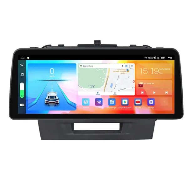 Navigatie dedicata cu Android Suzuki Vitara dupa 2015, 8GB RAM, Radio GPS Dual Zone, Display QLED 12.3" Touchscreen, Internet Wi-Fi si slot SIM 4G, Bluetooth, MirrorLink, USB