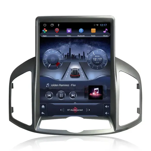 Navigatie dedicata cu Android tip tesla Chevrolet Captiva 2011 - 2016, 2GB RAM, Radio GPS Dual Zone, Touchscreen IPS 9.7" HD, Internet Wi-Fi, Bluetooth, MirrorLink, USB