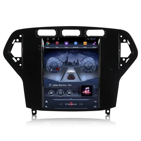 Navigatie dedicata cu Android tip tesla Ford Mondeo IV 2007 - 2011 clima automata, negru, 2GB RAM, Radio GPS Dual Zone, Touchscreen IPS 9.7" HD, Internet Wi-Fi, Bluetooth, MirrorLink, USB