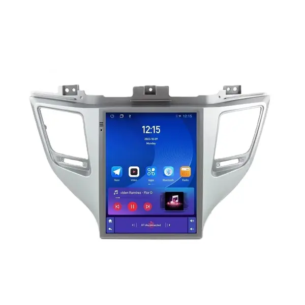 Navigatie dedicata cu Android tip tesla Hyundai Tucson 2015 - 2018, 1GB RAM, Radio GPS Dual Zone, Touchscreen IPS 9.7" HD, Internet Wi-Fi, Bluetooth, MirrorLink, USB