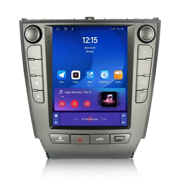 Navigatie dedicata cu Android tip tesla Lexus IS 2005 - 2013, 1GB RAM, Radio GPS Dual Zone, Touchscreen IPS 9.7" HD, Internet Wi-Fi, Bluetooth, MirrorLink, USB