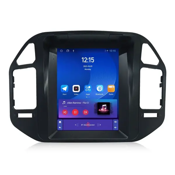 Navigatie dedicata cu Android tip tesla Mitsubishi Pajero III 2001 - 2006, 1GB RAM, Radio GPS Dual Zone, Touchscreen IPS 9.7" HD, Internet Wi-Fi, Bluetooth, MirrorLink, USB