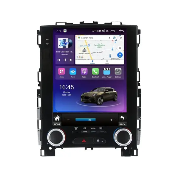 Navigatie dedicata cu Android tip tesla Renault Koleos II 2016 - 2020 cu navigatie originala, 4GB RAM, Radio GPS Dual Zone, Touchscreen IPS 9.7" HD, Internet Wi-Fi si slot SIM 4G, Bluetooth, MirrorLink, USB