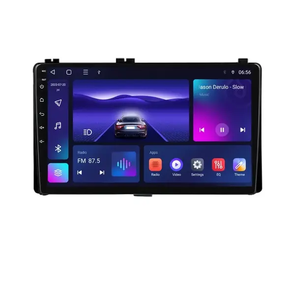 Navigatie dedicata cu Android Toyota Auris 2015 - 2019, 4GB RAM, Radio GPS Dual Zone, Display HD IPS 9" Touchscreen, Internet Wi-Fi, Bluetooth, MirrorLink, USB