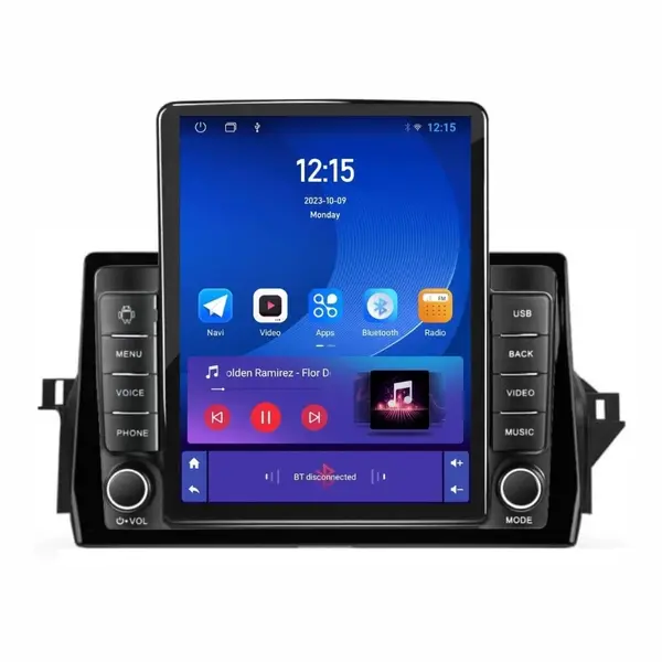 Navigatie dedicata cu Android Toyota Camry dupa 2021, 1GB RAM, Radio GPS Dual Zone, Touchscreen IPS 9.7" HD tip Tesla, Internet Wi-Fi, Bluetooth, MirrorLink, USB