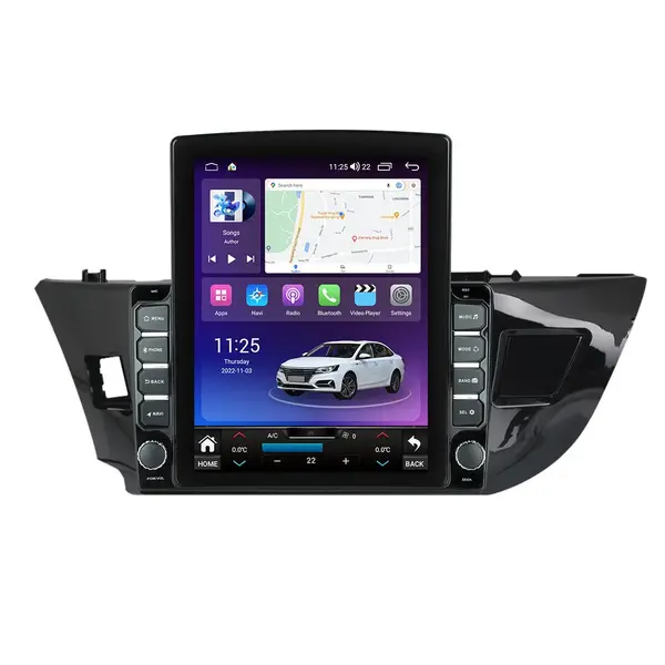 Navigatie dedicata cu Android Toyota Corolla 2013 - 2017, 4GB RAM, Radio GPS Dual Zone, Touchscreen IPS 9.7" HD tip Tesla, Internet Wi-Fi si slot SIM 4G, Bluetooth, MirrorLink, USB