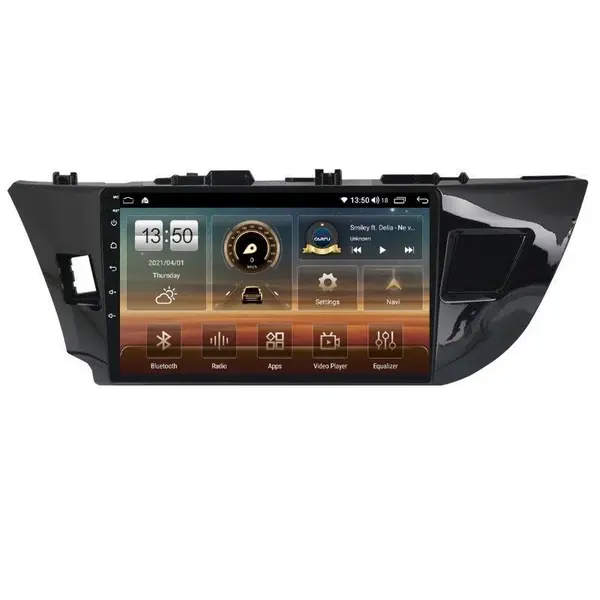 Navigatie dedicata cu Android Toyota Corolla 2013 - 2017, 8GB RAM, Radio GPS Dual Zone, Display HD QLED 10" Touchscreen, Internet Wi-Fi si slot SIM 4G, Bluetooth, MirrorLink, USB