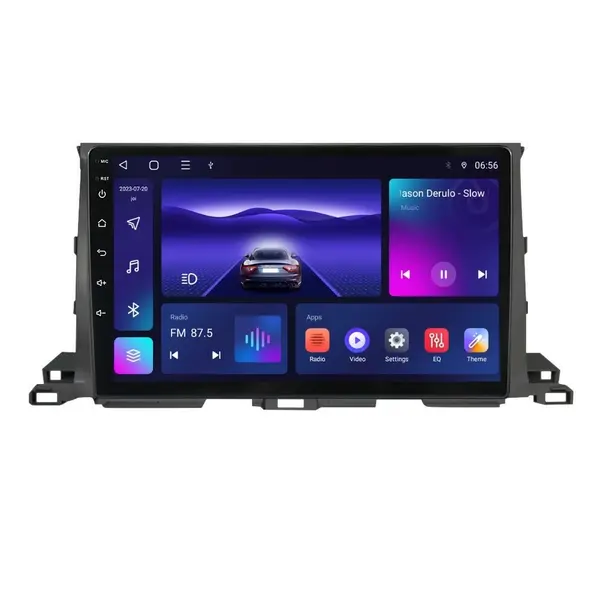 Navigatie dedicata cu Android Toyota Highlander 2013 - 2021, 4GB RAM, Radio GPS Dual Zone, Display HD IPS 10" Touchscreen, Internet Wi-Fi, Bluetooth, MirrorLink, USB