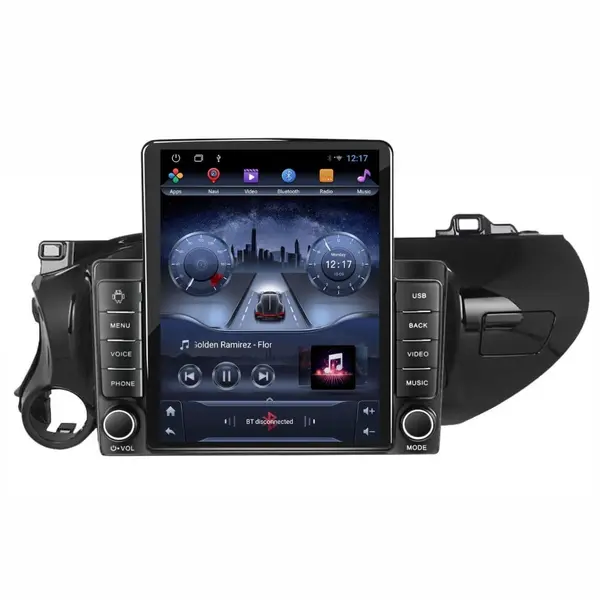 Navigatie dedicata cu Android Toyota Hilux VIII dupa 2015, 2GB RAM, Radio GPS Dual Zone, Touchscreen IPS 9.7" HD tip Tesla, Internet Wi-Fi, Bluetooth, MirrorLink, USB