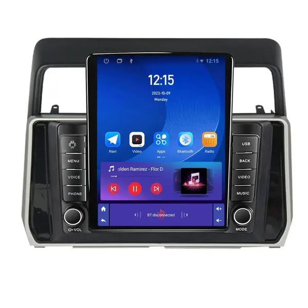 Navigatie dedicata cu Android Toyota Land Cruiser Prado J150 dupa 2017, 1GB RAM, Radio GPS Dual Zone, Touchscreen IPS 9.7" HD tip Tesla, Internet Wi-Fi, Bluetooth, MirrorLink, USB
