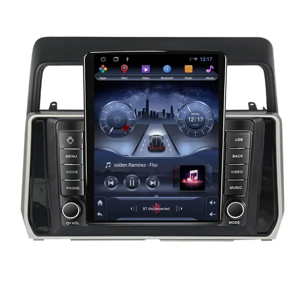Navigatie dedicata cu Android Toyota Land Cruiser Prado J150 dupa 2017, 2GB RAM, Radio GPS Dual Zone, Touchscreen IPS 9.7" HD tip Tesla, Internet Wi-Fi, Bluetooth, MirrorLink, USB