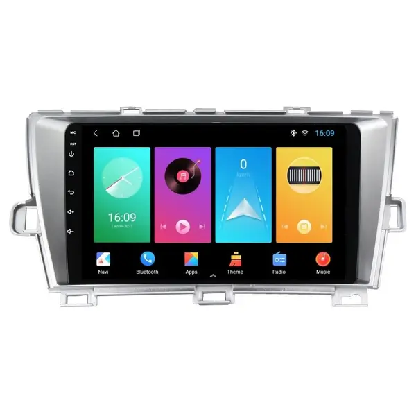 Navigatie dedicata cu Android Toyota Prius 2009 - 2015, 2GB RAM, Radio GPS Dual Zone, Display HD IPS 9" Touchscreen, Internet Wi-Fi, Bluetooth, MirrorLink, USB