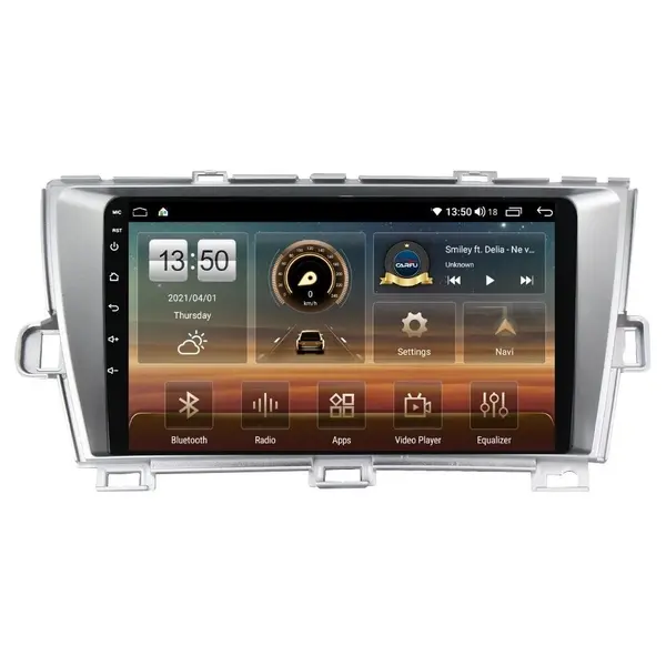 Navigatie dedicata cu Android Toyota Prius 2009 - 2015, 4GB RAM, Radio GPS Dual Zone, Display HD QLED 9" Touchscreen, Internet Wi-Fi si slot SIM 4G, Bluetooth, MirrorLink, USB