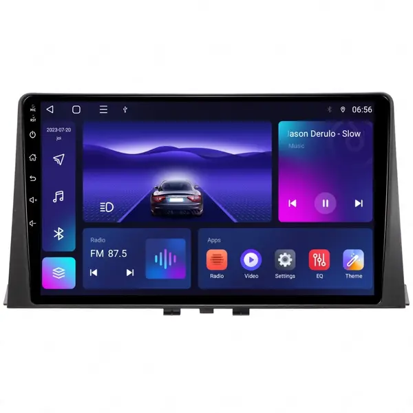 Navigatie dedicata cu Android Toyota Proace City dupa 2019, 4GB RAM, Radio GPS Dual Zone, Display HD IPS 10" Touchscreen, Internet Wi-Fi, Bluetooth, MirrorLink, USB