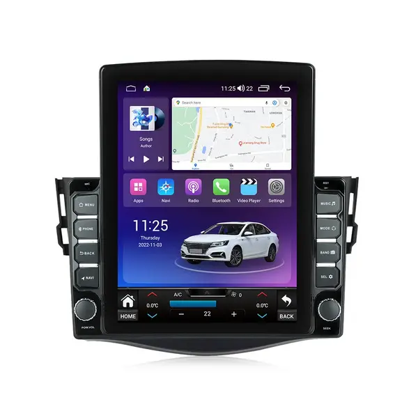 Navigatie dedicata cu Android Toyota Rav4 III 2005 - 2013, 8GB RAM, Radio GPS Dual Zone, Touchscreen IPS 9.7" HD tip Tesla, Internet Wi-Fi si slot SIM 4G, Bluetooth, MirrorLink, USB