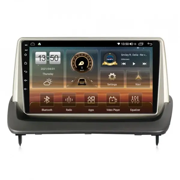 Navigatie dedicata cu Android Volvo C30 / C70 II / S40 II / V50 2004 - 2013, 8GB RAM, Radio GPS Dual Zone, Display HD QLED 9" Touchscreen, Internet Wi-Fi si slot SIM 4G, Bluetooth, MirrorLink, USB