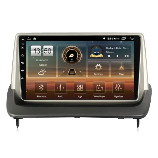 Navigatie dedicata cu Android Volvo C30 / C70 II / S40 II / V50 2004 - 2013, 4GB RAM, Radio GPS Dual Zone, Display HD QLED 9" Touchscreen, Internet Wi-Fi si slot SIM 4G, Bluetooth, MirrorLink, USB