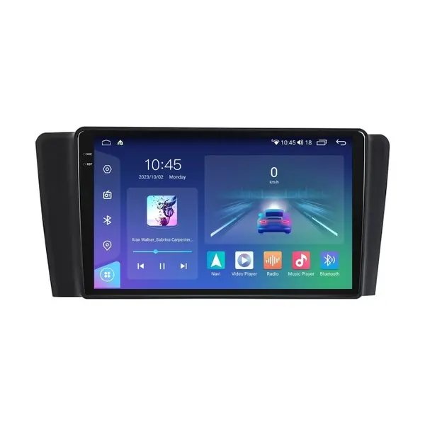Navigatie dedicata cu Android Volvo S60 I 2000 - 2004, 4GB RAM, Radio GPS Dual Zone, Display 2K QLED 9.5" Touchscreen, Internet Wi-Fi si slot SIM 4G, Bluetooth, MirrorLink, USB