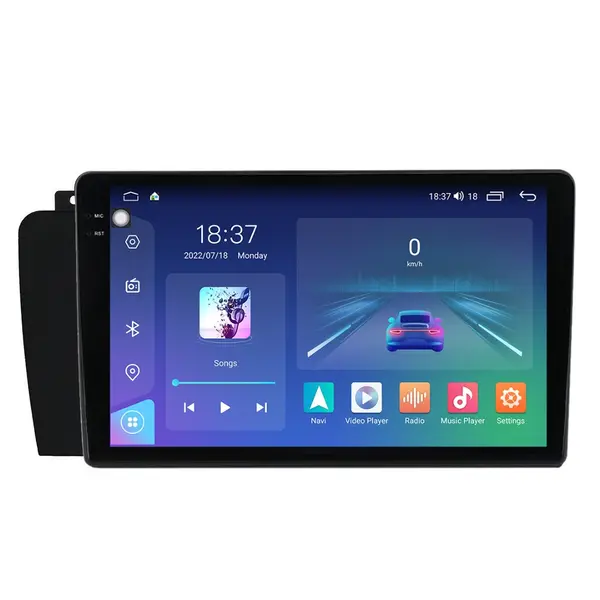 Navigatie dedicata cu Android Volvo S60 I 2004 - 2010, 8GB RAM, Radio GPS Dual Zone, Display 2K QLED 9.5" Touchscreen, Internet Wi-Fi si slot SIM 4G, Bluetooth, MirrorLink, USB