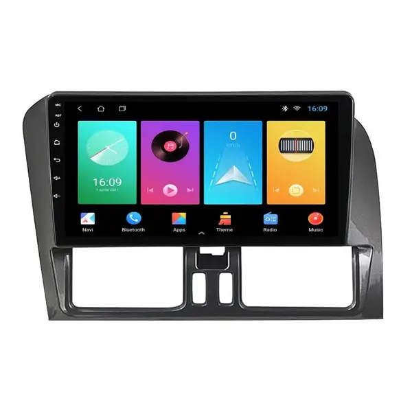 Navigatie dedicata cu Android Volvo XC60 I 2014 - 2017, 1GB RAM, Radio GPS Dual Zone, Display HD IPS 9" Touchscreen, Internet Wi-Fi, Bluetooth, MirrorLink, USB