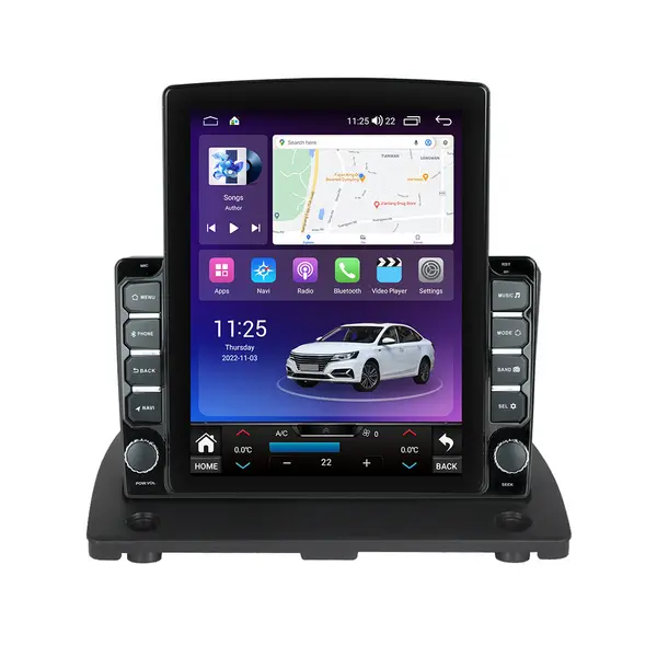 Navigatie dedicata cu Android Volvo XC90 I 2002 - 2015, 4GB RAM, Radio GPS Dual Zone, Touchscreen IPS 9.7" HD tip Tesla, Internet Wi-Fi si slot SIM 4G, Bluetooth, MirrorLink, USB