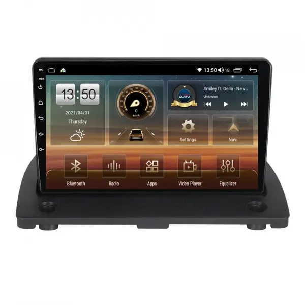 Navigatie dedicata cu Android Volvo XC90 I 2002 - 2015, 6GB RAM, Radio GPS Dual Zone, Display HD QLED 9" Touchscreen, Internet Wi-Fi si slot SIM 4G, Bluetooth, MirrorLink, USB