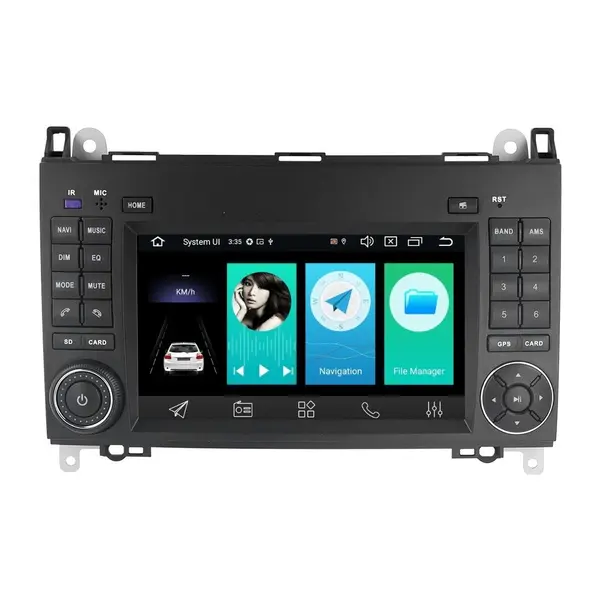 Navigatie dedicata cu Android VW Crafter 2006 - 2016, 4GB RAM, Radio GPS Dual Zone, Display HD IPS 7'' Touchscreen, Internet Wi-Fi si slot SIM 4G, Bluetooth, MirrorLink, USB