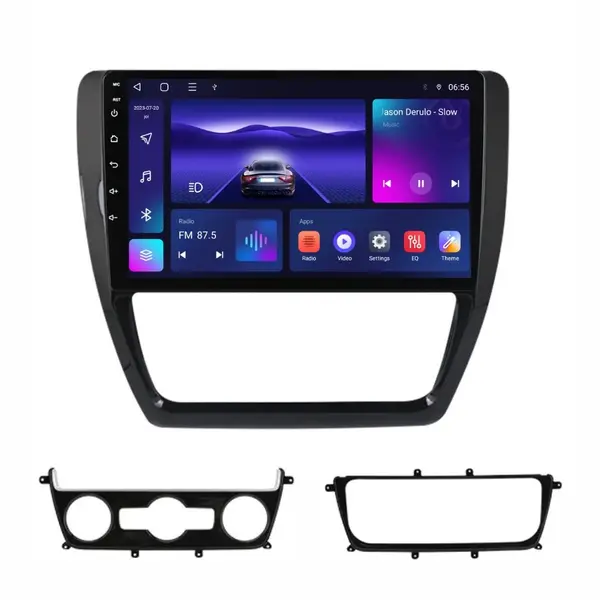 Navigatie dedicata cu Android VW Jetta IV 2011 - 2018, 4GB RAM, Radio GPS Dual Zone, Display HD IPS 10" Touchscreen, Internet Wi-Fi, Bluetooth, MirrorLink, USB
