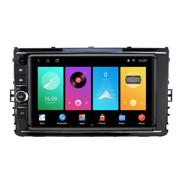 Navigatie dedicata cu Android VW Multivan T6 2020 - 2021, 2GB RAM, Radio GPS Dual Zone, Display HD IPS 9'' Touchscreen, Internet Wi-Fi, Bluetooth, MirrorLink, USB