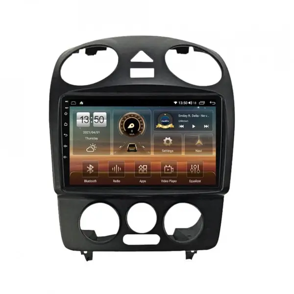 Navigatie dedicata cu Android VW New Beetle 2004 - 2011, 8GB RAM, Radio GPS Dual Zone, Display HD QLED 9" Touchscreen, Internet Wi-Fi si slot SIM 4G, Bluetooth, MirrorLink, USB