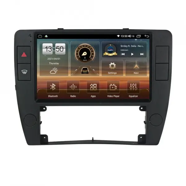 Navigatie dedicata cu Android VW Passat B5.5 2001 - 2005, 6GB RAM, Radio GPS Dual Zone, Display HD QLED 9" Touchscreen, Internet Wi-Fi si slot SIM 4G, Bluetooth, MirrorLink, USB