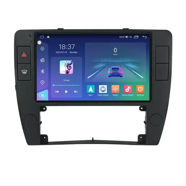 Navigatie dedicata cu Android VW Passat B5.5 2001 - 2005, 8GB RAM, Radio GPS Dual Zone, Display 2K QLED 9.5" Touchscreen, Internet Wi-Fi si slot SIM 4G, Bluetooth, MirrorLink, USB