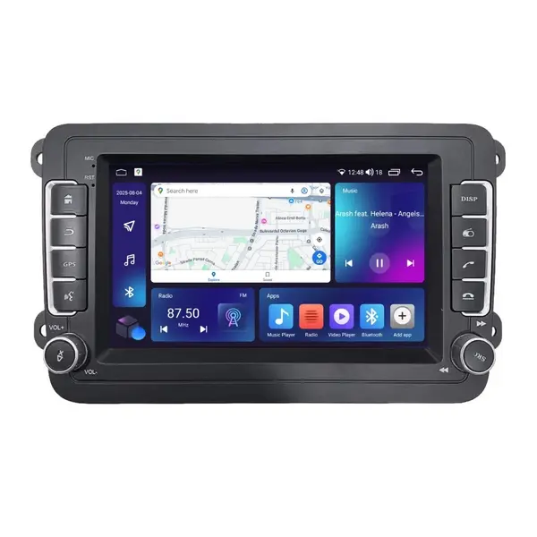 Navigatie dedicata cu Android VW Passat CC 2008 - 2018, 2GB RAM, Radio GPS Dual Zone, Display HD IPS 7" Touchscreen, Internet Wi-Fi si slot SIM 4G, Bluetooth, MirrorLink, USB