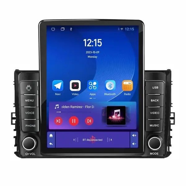 Navigatie dedicata cu Android VW T-Roc dupa 2017, 1GB RAM, Radio GPS Dual Zone, Touchscreen IPS 9.7" HD tip Tesla, Internet Wi-Fi, Bluetooth, MirrorLink, USB