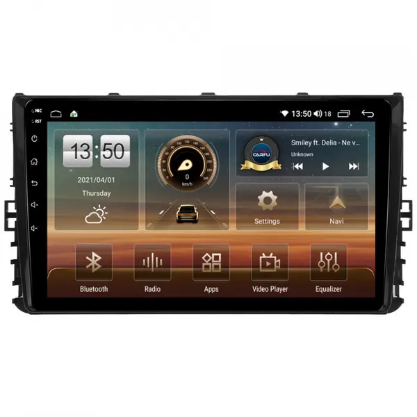 Navigatie dedicata cu Android VW T-Roc dupa 2017, 8GB RAM, Radio GPS Dual Zone, Display HD QLED 9" Touchscreen, Internet Wi-Fi si slot SIM 4G, Bluetooth, MirrorLink, USB