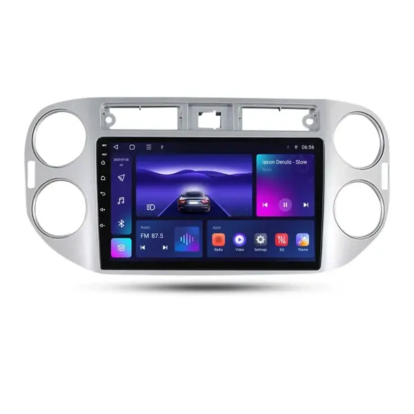 Navigatie dedicata cu Android VW Tiguan I 2007 - 2012, 4GB RAM, Radio GPS Dual Zone, Display HD IPS 9" Touchscreen, Internet Wi-Fi, Bluetooth, MirrorLink, USB