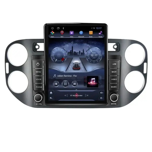 Navigatie dedicata cu Android VW Tiguan I 2012 - 2018, 2GB RAM, Radio GPS Dual Zone, Touchscreen IPS 9.7" HD tip Tesla, Internet Wi-Fi, Bluetooth, MirrorLink, USB
