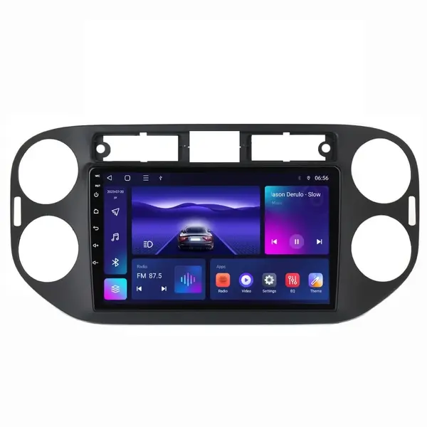 Navigatie dedicata cu Android VW Tiguan I 2012 - 2018, 4GB RAM, Radio GPS Dual Zone, Display HD IPS 9" Touchscreen, Internet Wi-Fi, Bluetooth, MirrorLink, USB