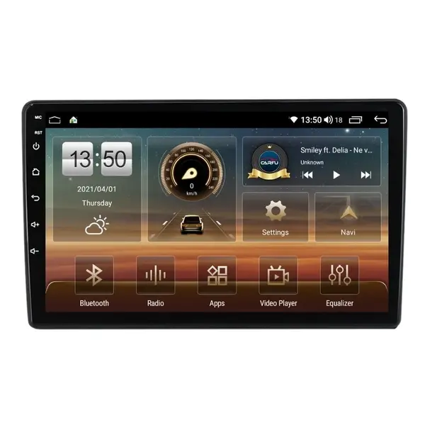 Navigatie dedicata cu Android VW Touran 2003 - 2010, 4GB RAM, Radio GPS Dual Zone, Display HD QLED 10'' Touchscreen, Internet Wi-Fi si slot SIM 4G, Bluetooth, MirrorLink, USB