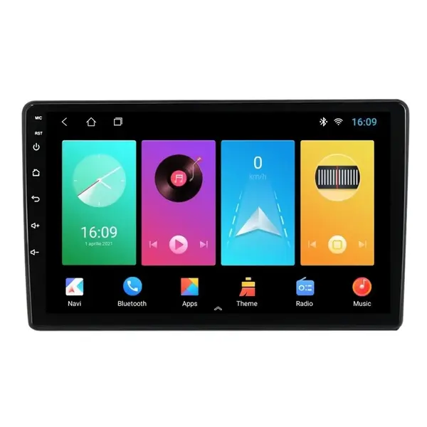 Navigatie dedicata cu Android VW Touran 2010 - 2015, 2GB RAM, Radio GPS Dual Zone, Display HD IPS 10'' Touchscreen, Internet Wi-Fi, Bluetooth, MirrorLink, USB