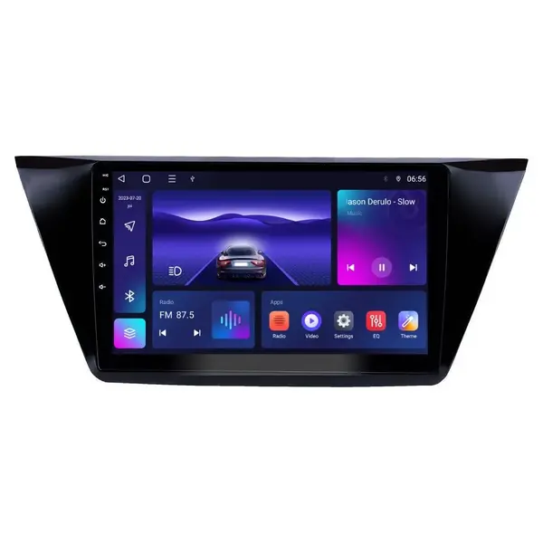 Navigatie dedicata cu Android VW Touran III dupa 2015, 4GB RAM, Radio GPS Dual Zone, Display HD IPS 10" Touchscreen, Internet Wi-Fi, Bluetooth, MirrorLink, USB