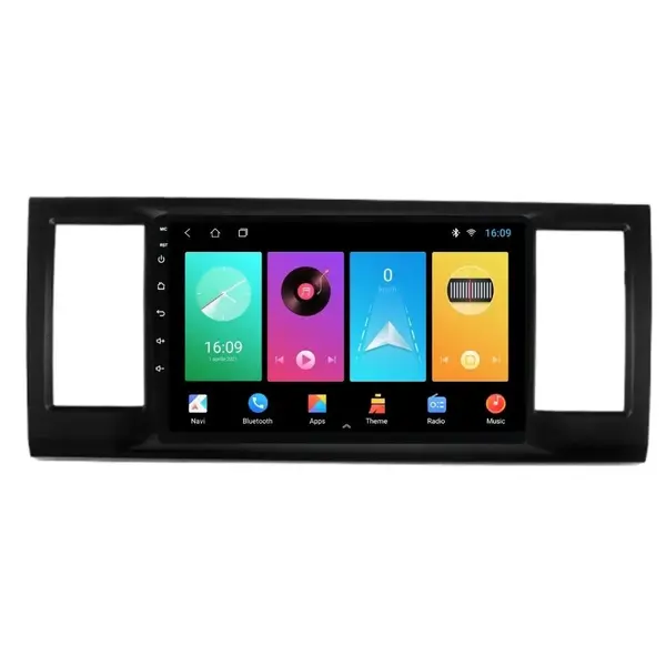 Navigatie dedicata cu Android VW Transporter / Caravelle / Multivan T6 2015 - 2020, 2GB RAM, Radio GPS Dual Zone, Display HD IPS 9" Touchscreen, Internet Wi-Fi, Bluetooth, MirrorLink, USB