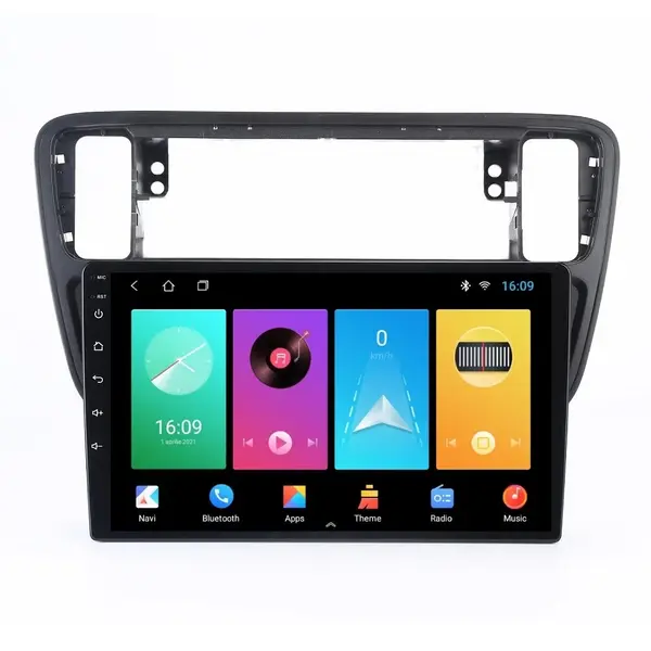 Navigatie dedicata cu Android VW UP 2011 - 2016, 1GB RAM, Radio GPS Dual Zone, Display HD IPS 9" Touchscreen, Internet Wi-Fi, Bluetooth, MirrorLink, USB
